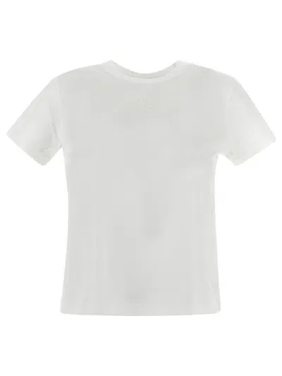 Alexander Wang T Essential Shrunk Tee In White