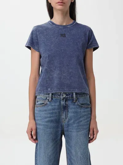 Alexander Wang T-shirt  Woman Color Denim