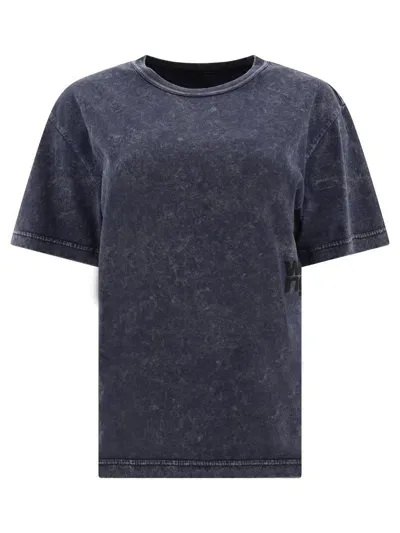 Alexander Wang T-shirt With Logo In Blue