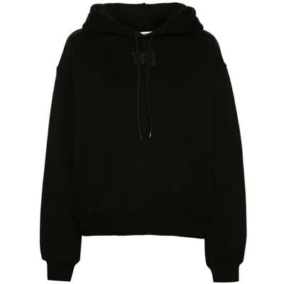 Alexander Wang T T By Alexander Wang Sweatshirts In 黑色