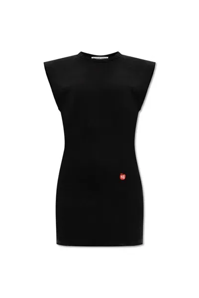 Alexander Wang T T By Apered Mini Dress In Black