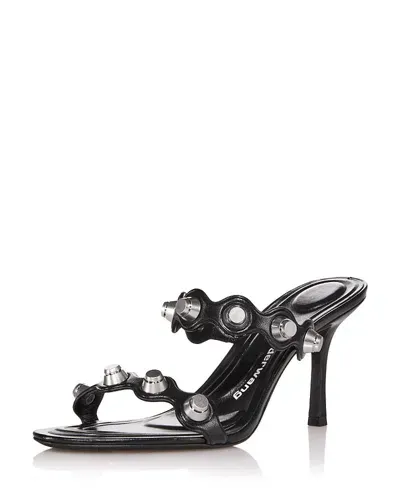 Alexander Wang Black Riot 85mm Gladiator Heeled Sandals