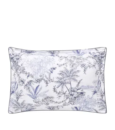 Alexandre Turpault Rivages Standard Pillowcase In Gray