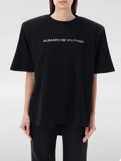 Alexandre Vauthier T-shirt  Woman Color Black In 黑色