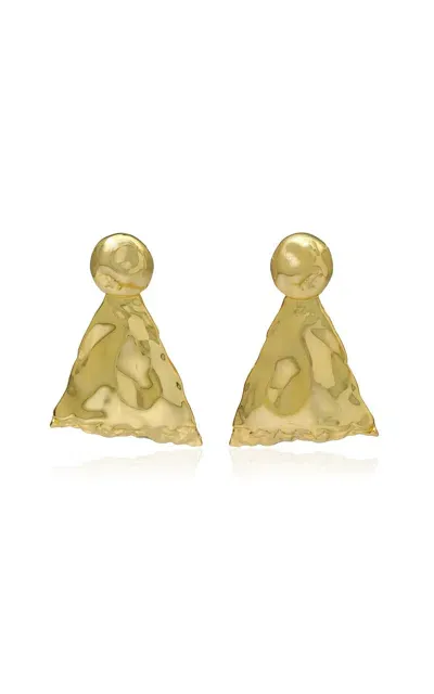 Alexis Bittar Brut 14k Gold-plated Earrings