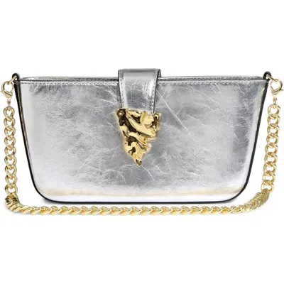 Alexis Bittar Crumple Metallic Leather Crossbody Bag