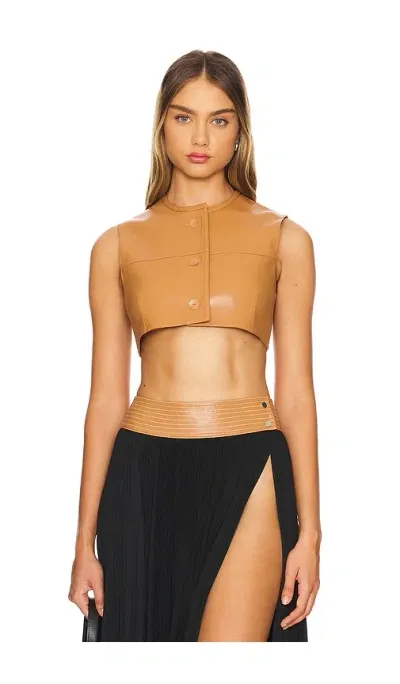 Alexis Revel Top In Tan