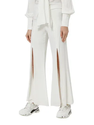 Alexis Sloane Pants With Slits In White