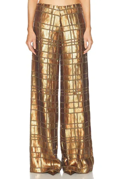 Alexis Zano Sequin Pant In Bronze