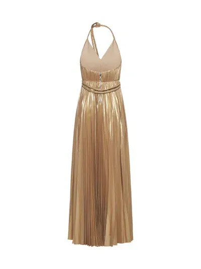 Alice And Olivia Dress In Golden