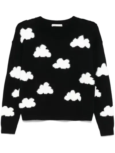 Alice And Olivia Gleeson Sweater In Black