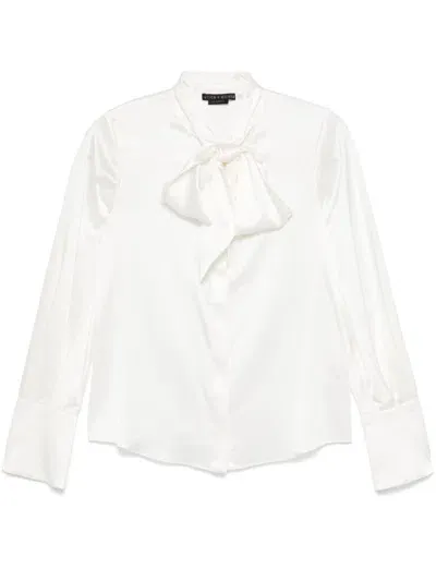 Alice And Olivia Lloyd Shirt In White