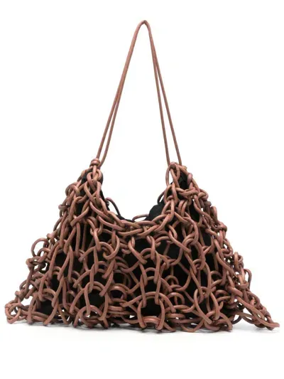 Alienina Petra Shoulder Bag In Brown