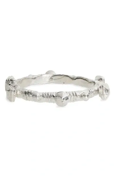 Alighieri The Ancient Incantations Sterling Silver Bangle