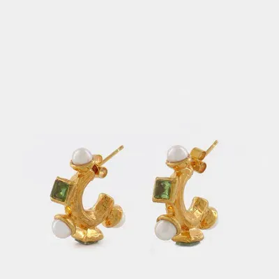 Alighieri The Traveller's Path Earrings In Gold