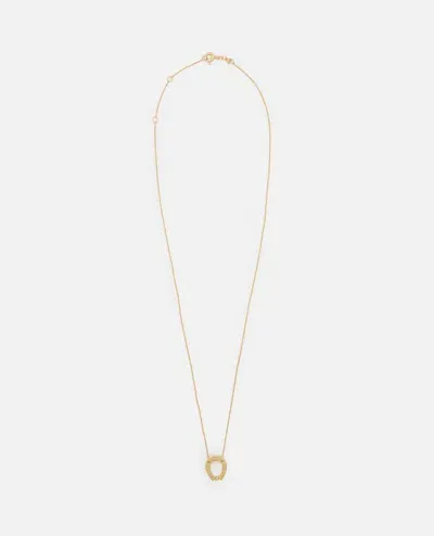 Aliita 9k Gold Horseshoe Brillante Necklace