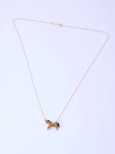 Aliita Caballo Necklace In Brown