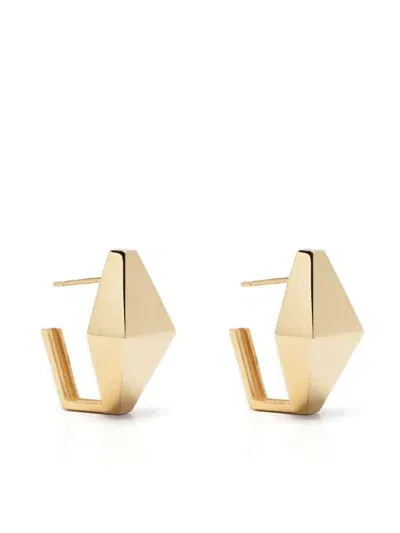 Alíta Alita Earrings Pair Deco Rombo Medi Accessories In J1000 Yellow Gold