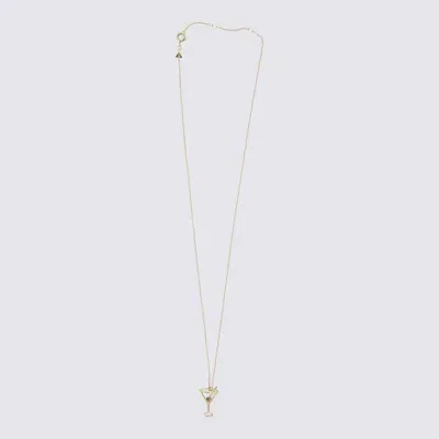 Alíta Alita Gold 9kt Cocktail Necklace In Gold/green