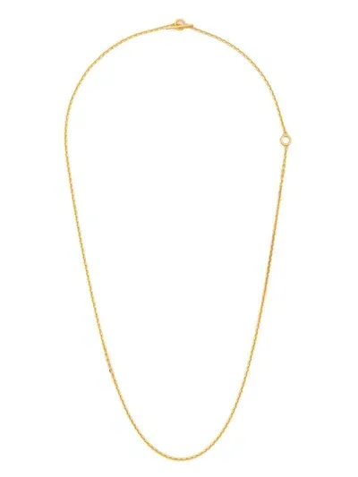 All Blues 24kt Gold Plated String Necklace