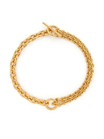 All Blues Double-chain Bracelet In Gold