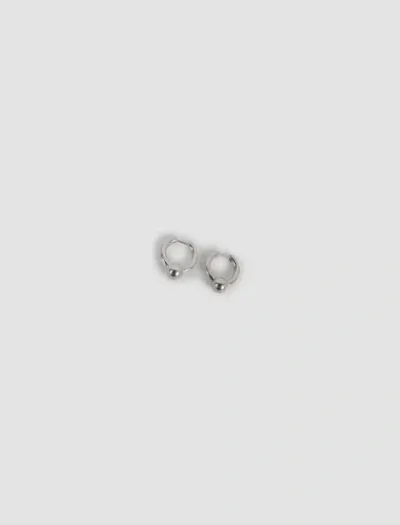 All Blues Small Pearl Earrings In Silver