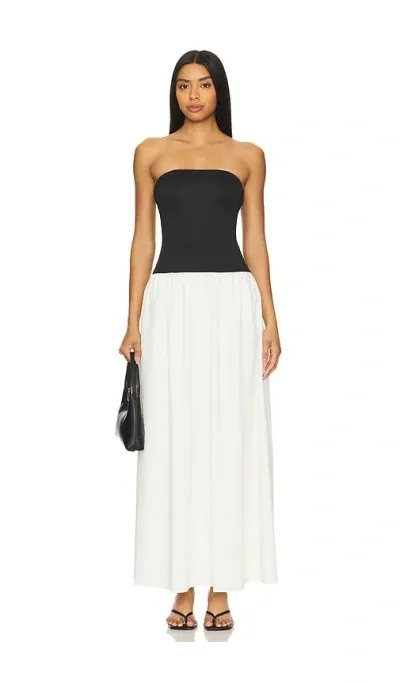 All The Ways Vega Maxi Dress In Black,white