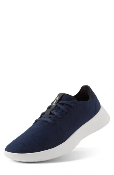 Allbirds Wool Runner 2 Sneaker (men)<br /> In Deep Navy/blizzard