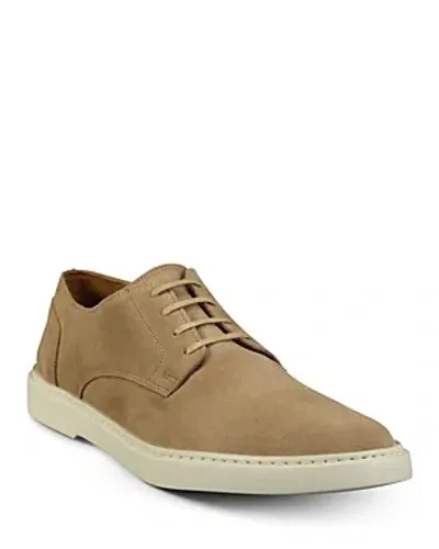 Allen Edmonds Men's Henderson Suede Low-top Sneakers In Bone