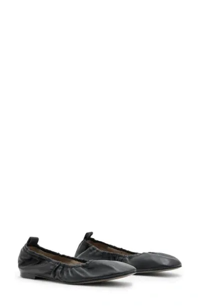 Allsaints Alia Ballet Flat In Black