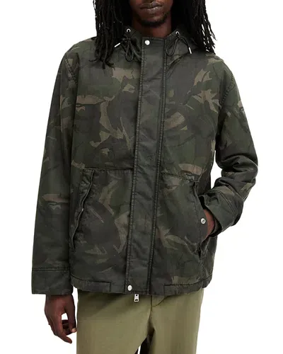 Allsaints Atticus Jacket In Camo Green