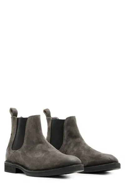 Allsaints Creed Chelsea Boot In Charcoal Grey