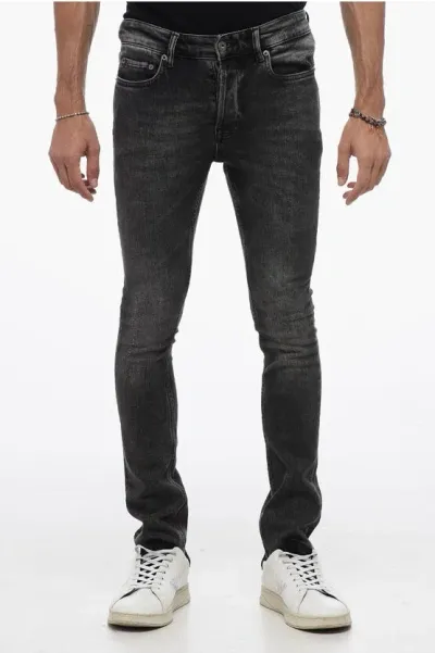 Allsaints Dark Washed Skinny Fit Jeans 15cm