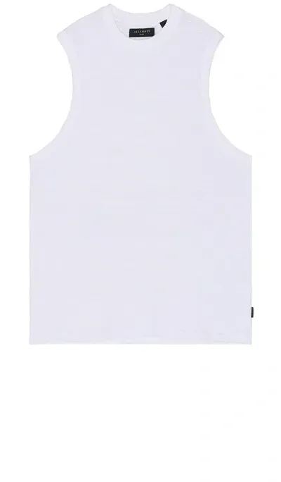 Allsaints Drax Sleeveless Crew In 光纤白