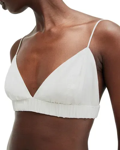 Allsaints Ella Bralette In Chalk White