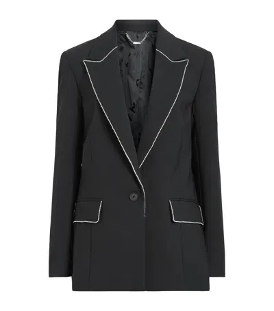 Allsaints Embellished Atlas Blazer In Black