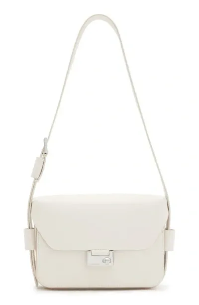 Allsaints Etienne Shoulder Bag In Desert White/antique Silver