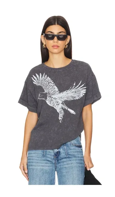 Allsaints Flite Briar Tee In Grey