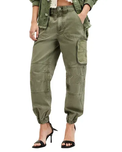 Allsaints Florence Jogger Pants In Washed Khaki