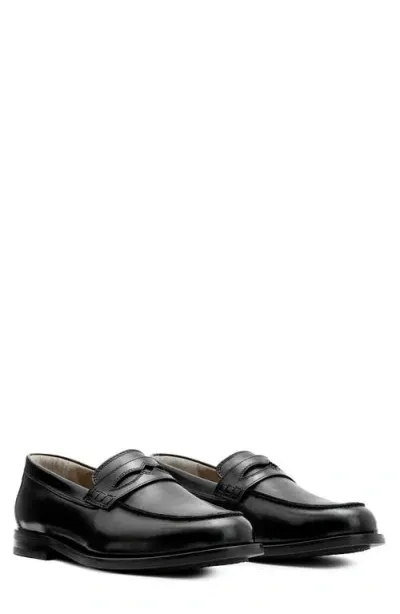 Allsaints Harmon Penny Loafer In Black