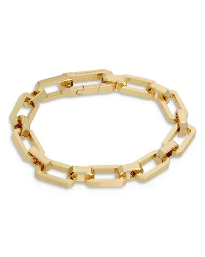 Allsaints Hexagon Link Chain Bracelet In Gold