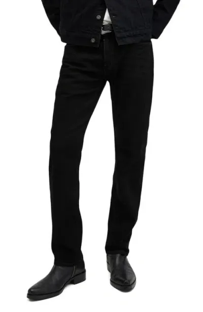 Allsaints Iggy Skinny Jeans In Jet Black