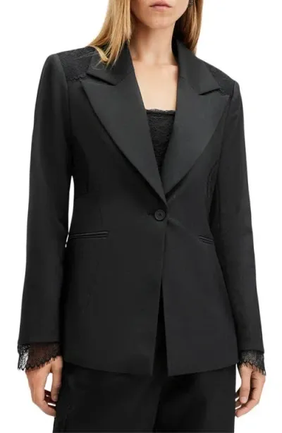 Allsaints Lacey Blazer In Black