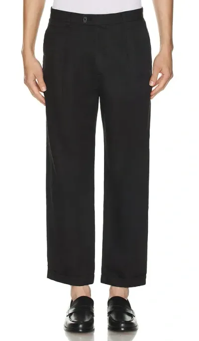 Allsaints Sainte Trouser In Liquorice Black