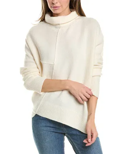 Allsaints Lock Roll Neck Sweater In White