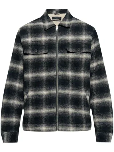 Allsaints Marley Shirt Jacket In Blue