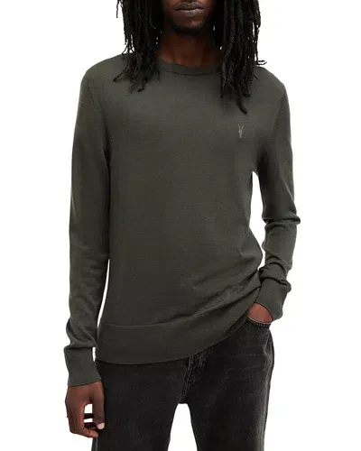 Allsaints Mode Regular Fit Merino Wool Sweater In Grange Green