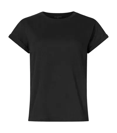 Allsaints Organic Cotton Anna T-shirt In Black