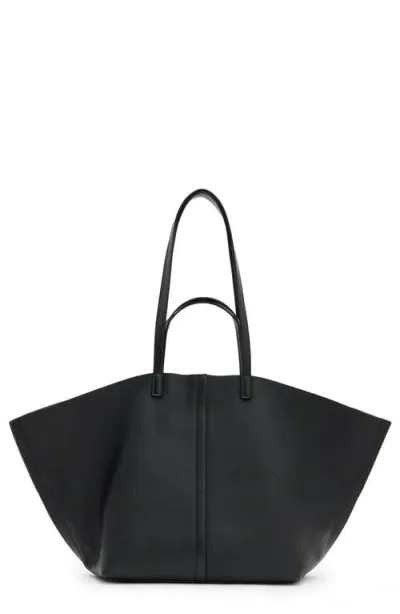 Allsaints Phoenix E/w Tote In Black