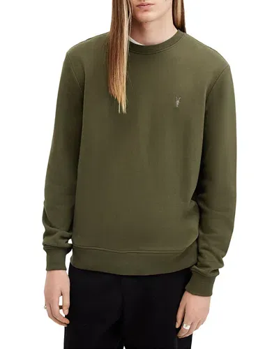 Allsaints Raven Regular Fit Sweatshirt In Green